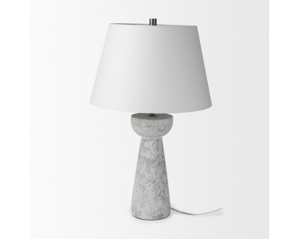 Mercana - Julia Gray Antique Painted Cement Table Lamp