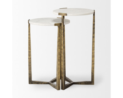 Mercana Atticus Accent Table (Set of 2) - White