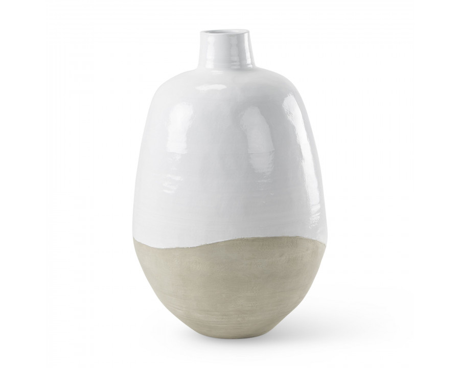 Mercana - Amos Blocked Ceramic Floor Vase