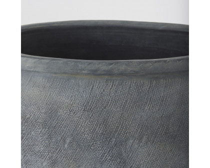 Mercana Zuma Ceramic Floor Vase - Dark Gray