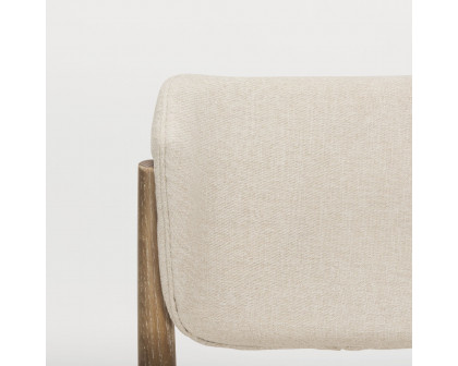 Mercana Cline Dining Chair - Cream/Light Brown