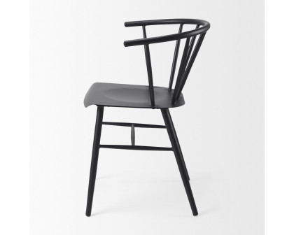 Mercana - Colin Dining Chair in Black, Metal