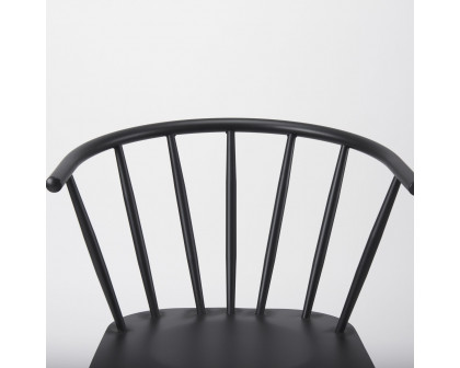 Mercana - Colin Dining Chair in Black, Metal