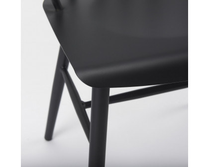 Mercana - Colin Dining Chair in Black, Metal