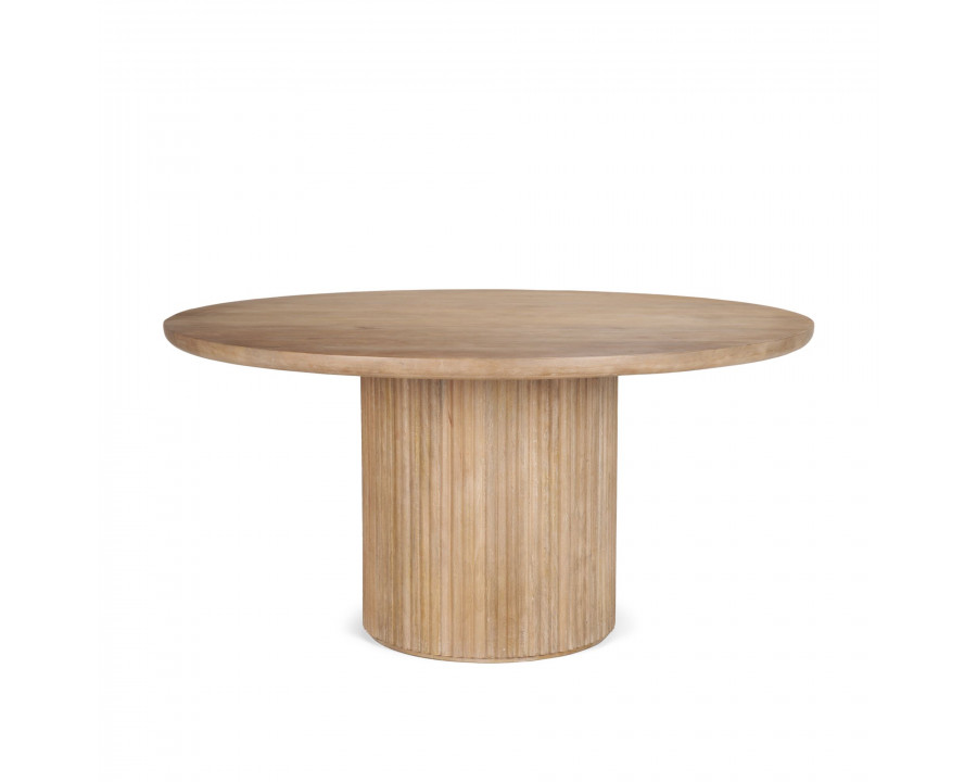 Mercana Terra Round Dining Table - Light Brown