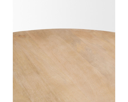 Mercana Terra Round Dining Table - Light Brown