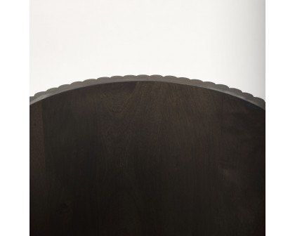 Mercana Terra Round End Table - Dark Brown