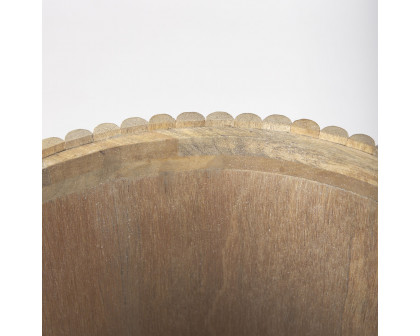 Mercana Terra Round End Table - Light Brown