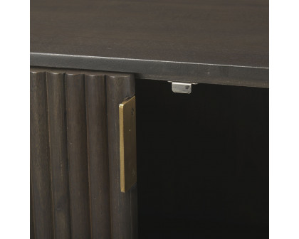 Mercana Terra Sideboard - Dark Brown, Wood