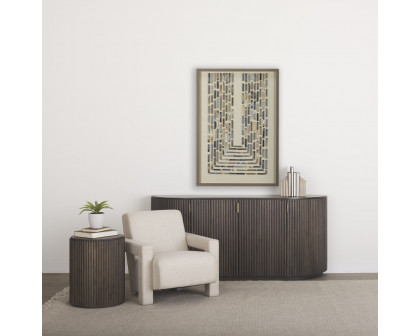 Mercana Terra Sideboard - Dark Brown, Wood