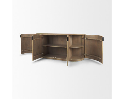 Mercana Terra Sideboard - Light Brown, Wood