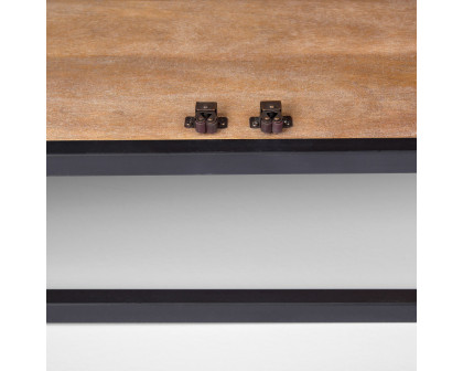 Mercana Sloan Sideboard - Black, Wood/Metal