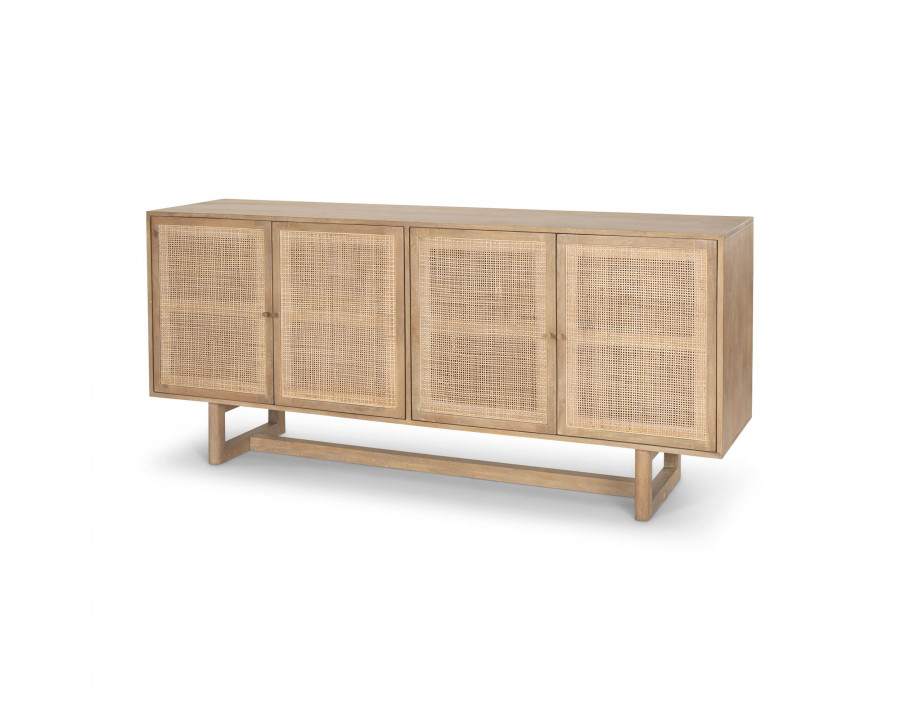 Mercana Grier Sideboard - Light Brown, Wood