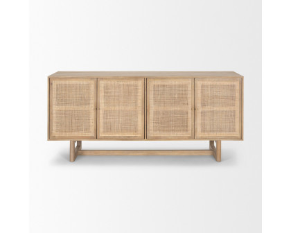 Mercana Grier Sideboard - Light Brown, Wood