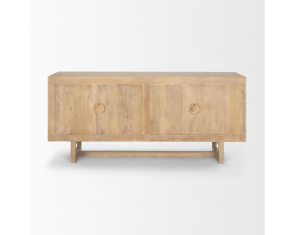 Mercana Grier Sideboard - Light Brown, Wood