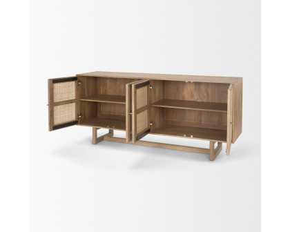 Mercana Grier Sideboard - Light Brown, Wood