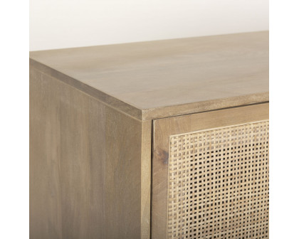 Mercana Grier Sideboard - Light Brown, Wood