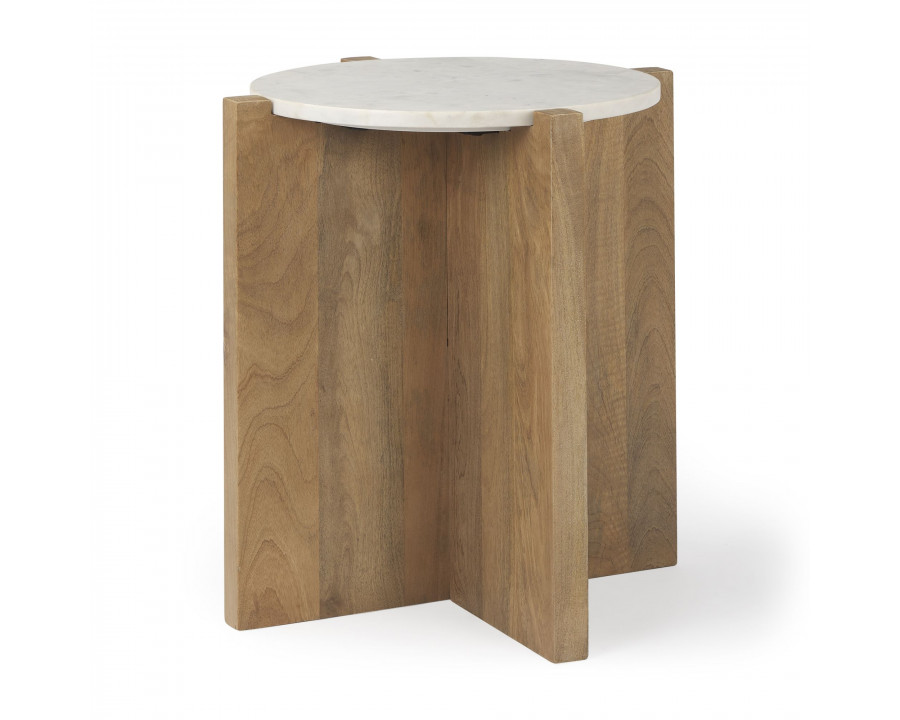 Mercana - Bianca Round Accent Table