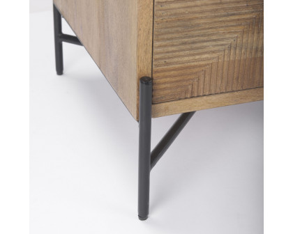 Mercana - Cairo Wood 2 Drawer Accent table