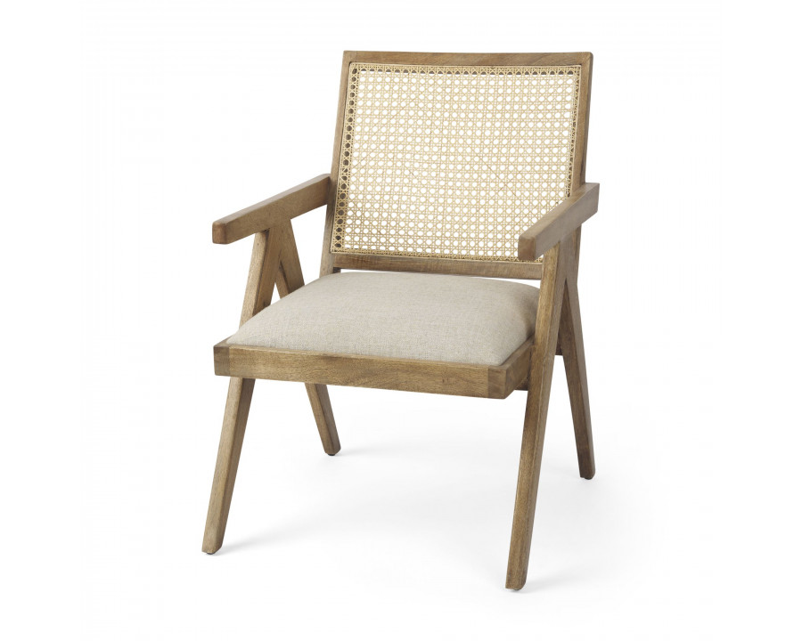 Mercana Donna Accent Chair - Light Brown