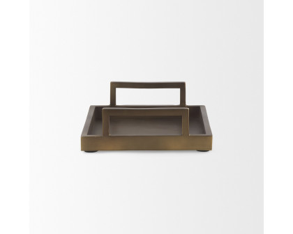 Mercana Shay Aluminium Tray - Bronze, Small