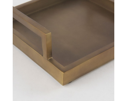 Mercana Shay Aluminium Tray - Bronze, Small