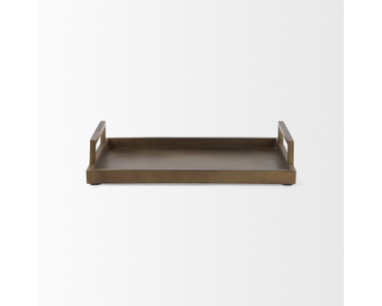 Mercana Shay Aluminium Tray - Bronze, Medium