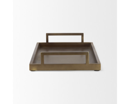 Mercana Shay Aluminium Tray - Bronze, Medium