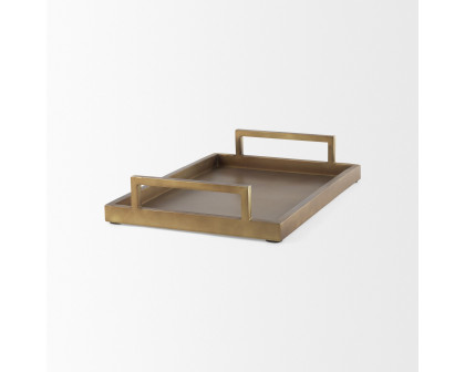 Mercana Shay Aluminium Tray - Bronze, Medium