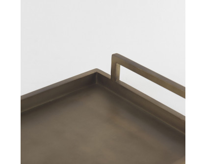 Mercana Shay Aluminium Tray - Bronze, Medium