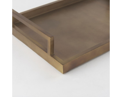 Mercana Shay Aluminium Tray - Bronze, Medium