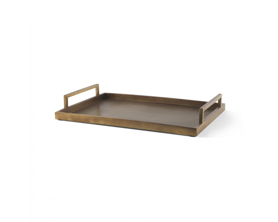 Mercana Shay Aluminium Tray - Bronze, Large