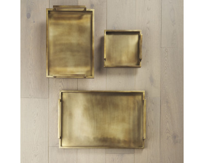 Mercana Shay Aluminium Tray - Bronze, Large