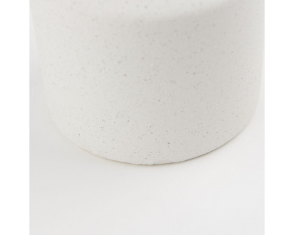 Mercana Burton Medium Ceramic Jug Vase - White