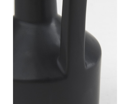 Mercana Burton Medium Ceramic Jug Vase - Black