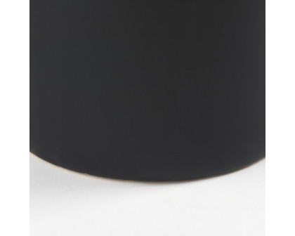 Mercana Burton Medium Ceramic Jug Vase - Black