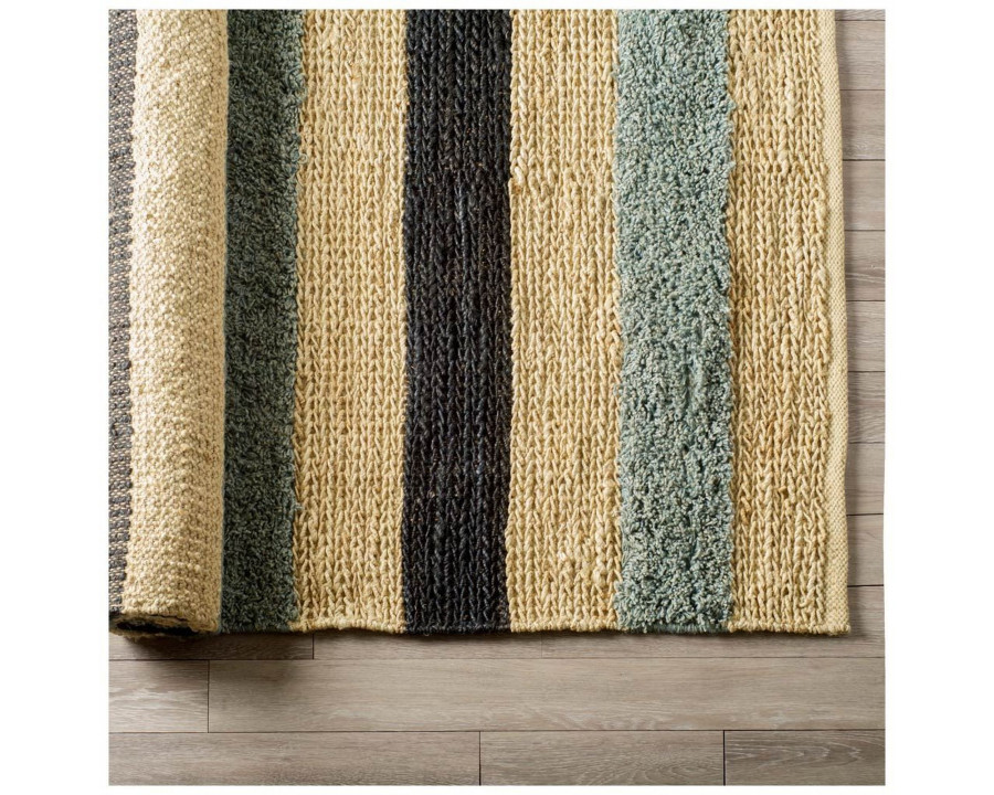 Mercana - Dolman 8 x 10 Multi-Colored Jute Hand Woven Rug