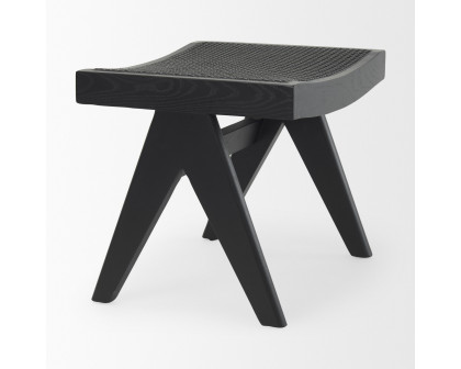 Mercana Arvin Stool - Black, Wood