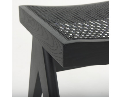 Mercana Arvin Stool - Black, Wood