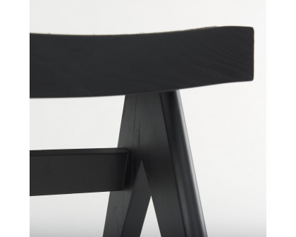 Mercana Arvin Stool - Black, Wood