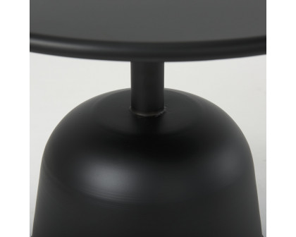 Mercana Talulla 15" Accent Table - Black, Metal