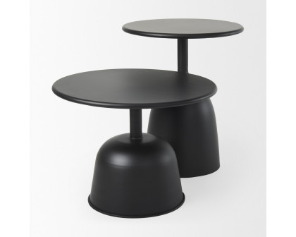 Mercana Talulla 15" Accent Table - Black, Metal