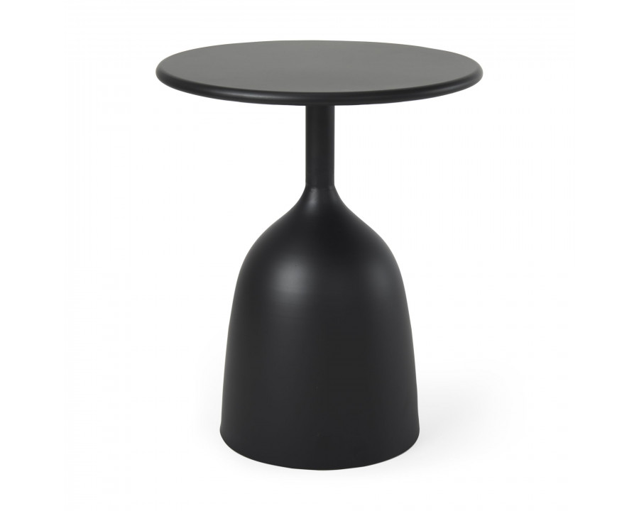 Mercana Talulla 20" Accent Table - Black, Metal