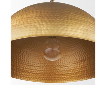 Mercana Karina 24" Round Pendant Light - Gold, Metal