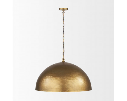 Mercana Karina 36" Round Pendant Light - Gold, Metal