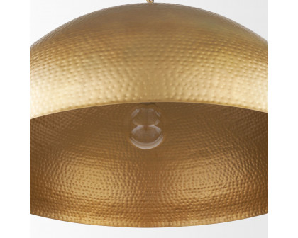 Mercana Karina 36" Round Pendant Light - Gold, Metal