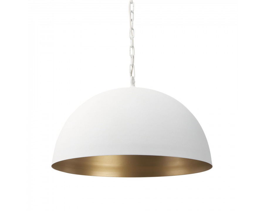 Mercana Juniper 24" Round Pendant Light - White