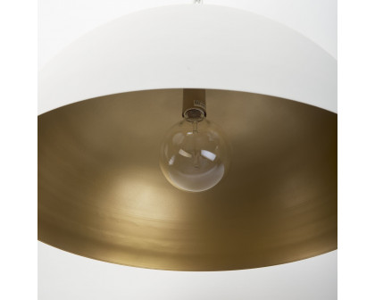 Mercana Juniper 24" Round Pendant Light - White