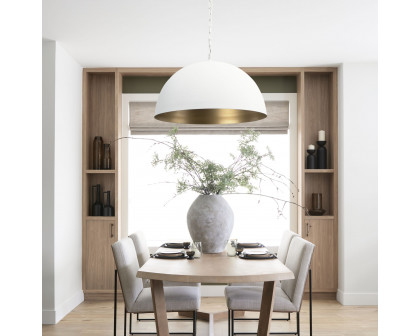 Mercana Juniper 36" Round Pendant Light - White