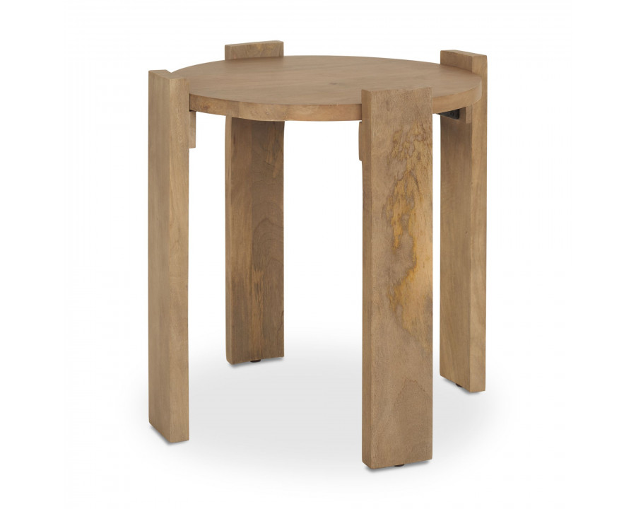 Mercana - Evelyn Light Brown Round End/Side Table